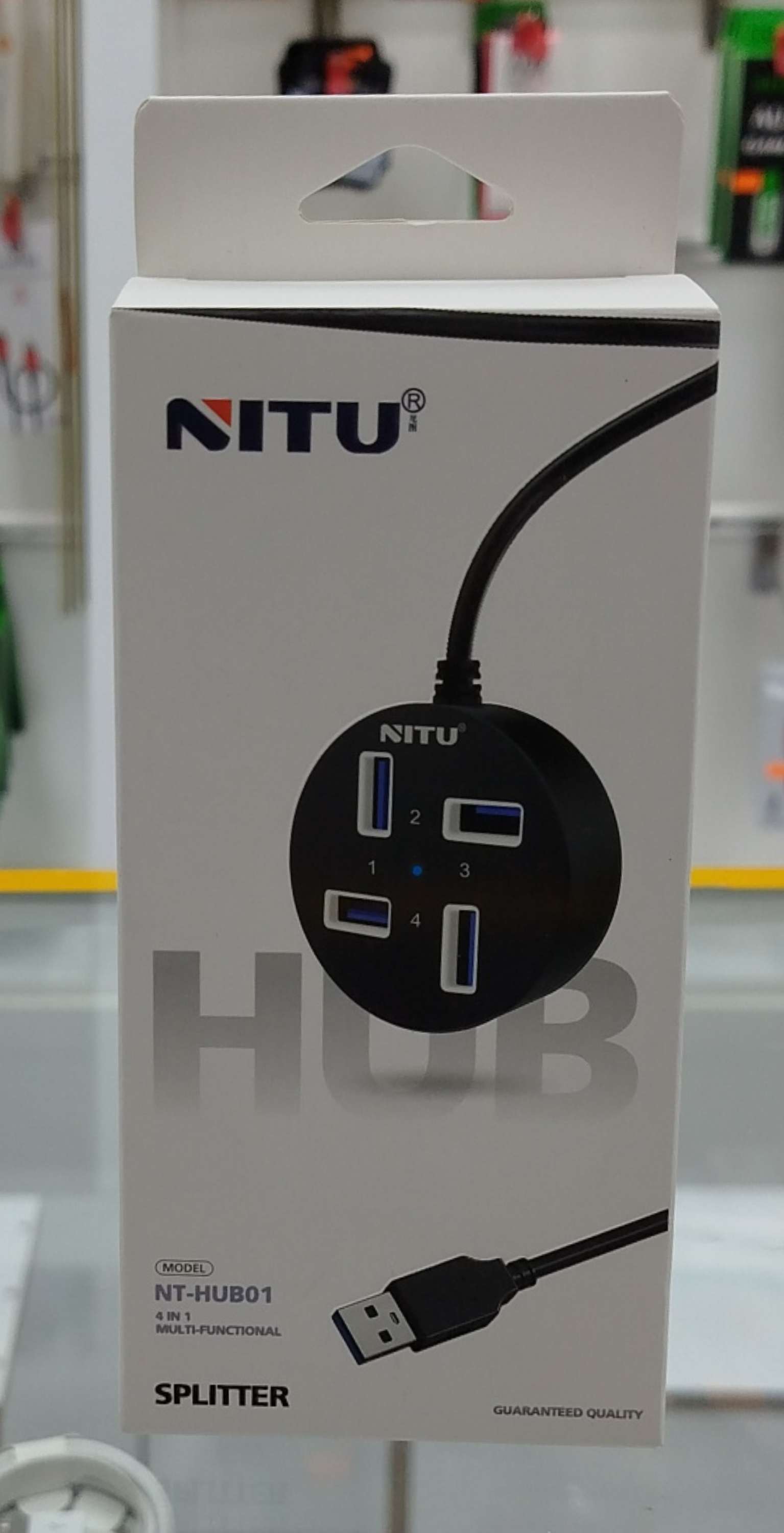 هاب USB چهار پورت نیتو مدل NT-HUB01
