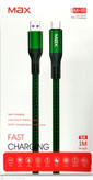 کابل کنفی M-15 MAX یک متری USB به type-C فست شارژ 5A با گارانتی
