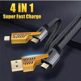 کابل تبدیل USB/ USB-C به لایتنینگ/USB-C مدل PD 27 W-MAX طول 1/2 متر