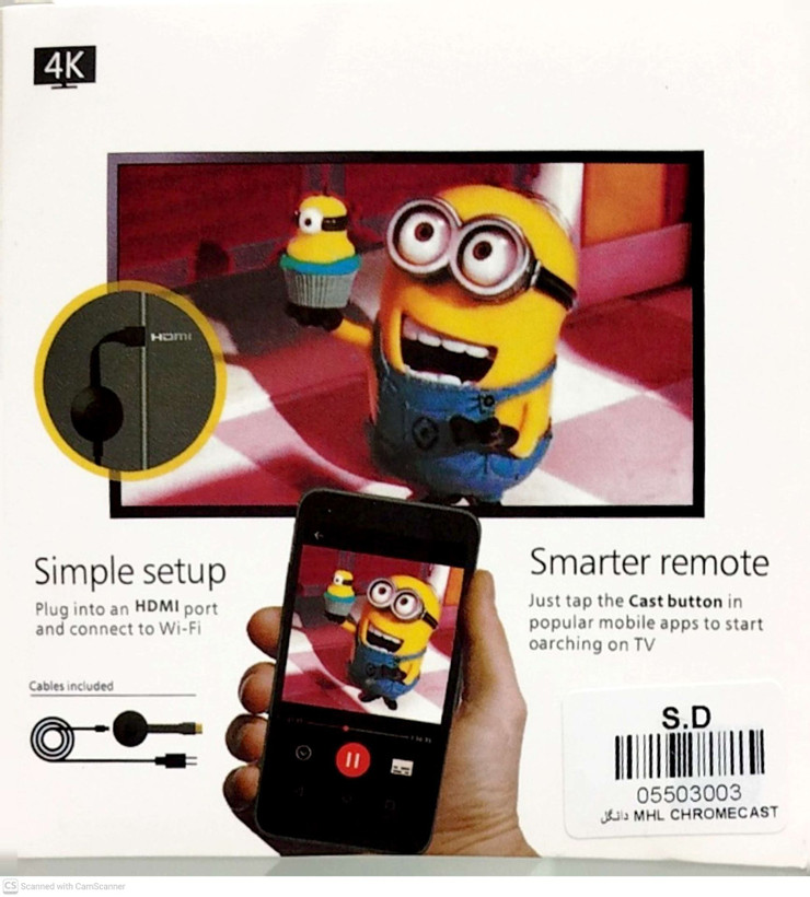 دانگل وایرلس HDMI کروم کست Chromecast