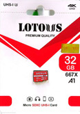 رم میکرو LOTOUS مدل U3 667X ظرفیت 32G