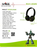 هدفون بی سیم Swizz مدل SWH-2025 - سفید - RYL