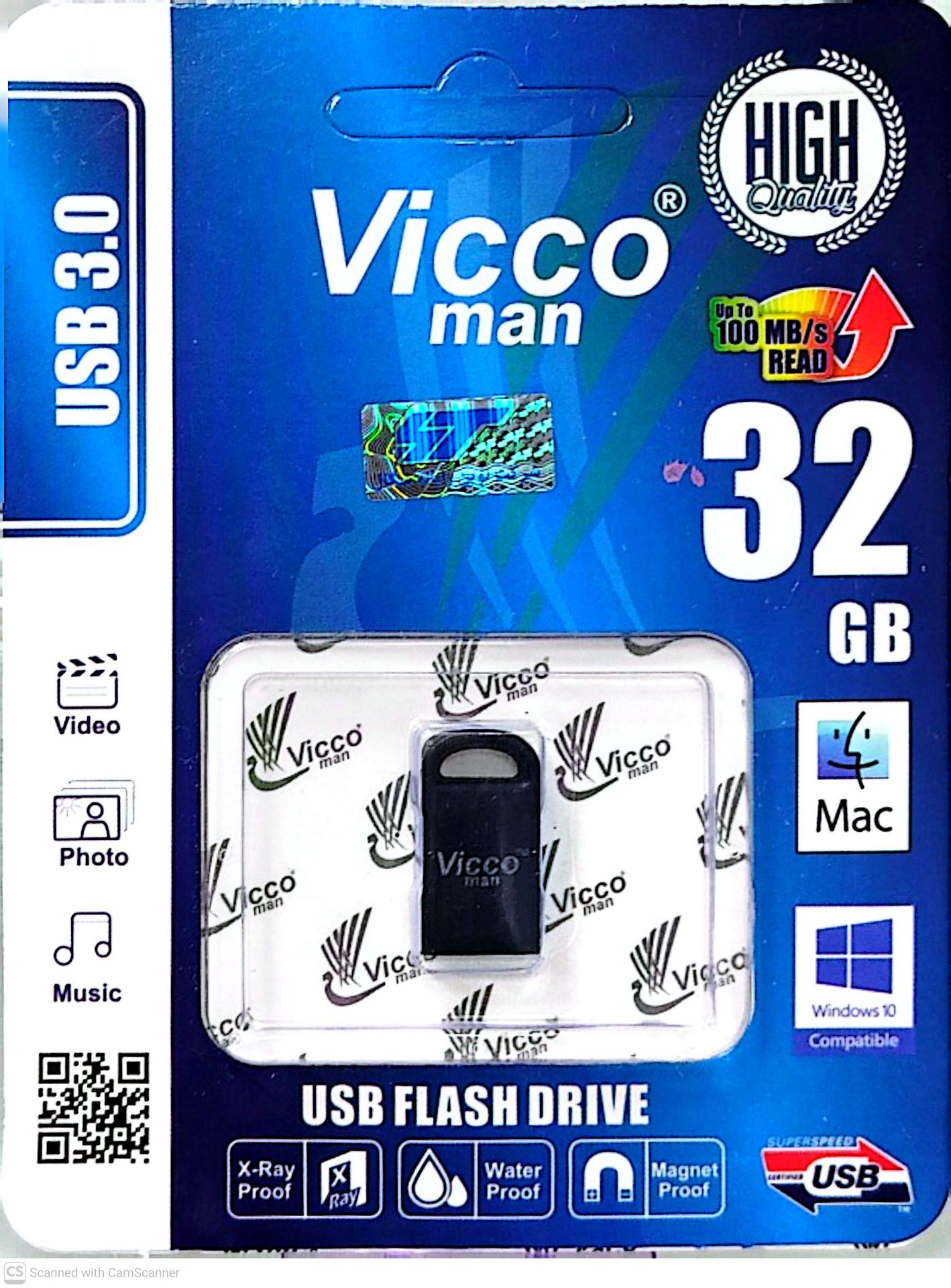 فلش 32 گیگ ویکومن Vicco Man VC382 USB3.0