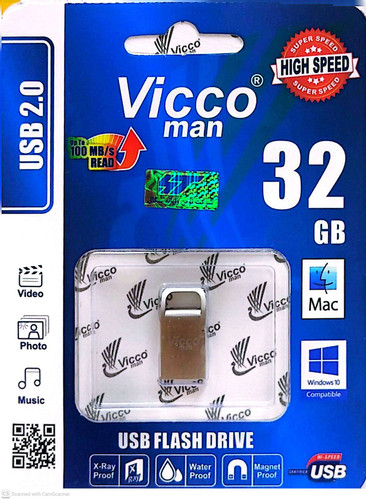 فلش 32 گیگ ویکومن Vicco Man مدل VC274 USB2.0