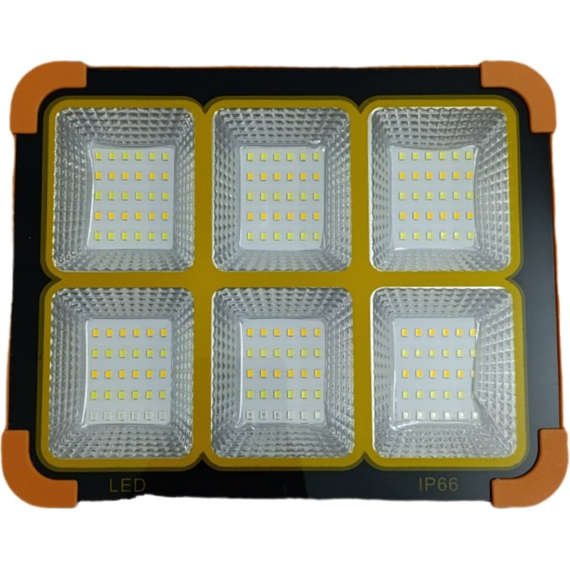پروژکتور خورشیدی LED مدل TK (دارای پنل خورشیدی) - نارنجی