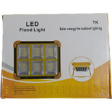 پروژکتور خورشیدی LED مدل TK (دارای پنل خورشیدی) - نارنجی