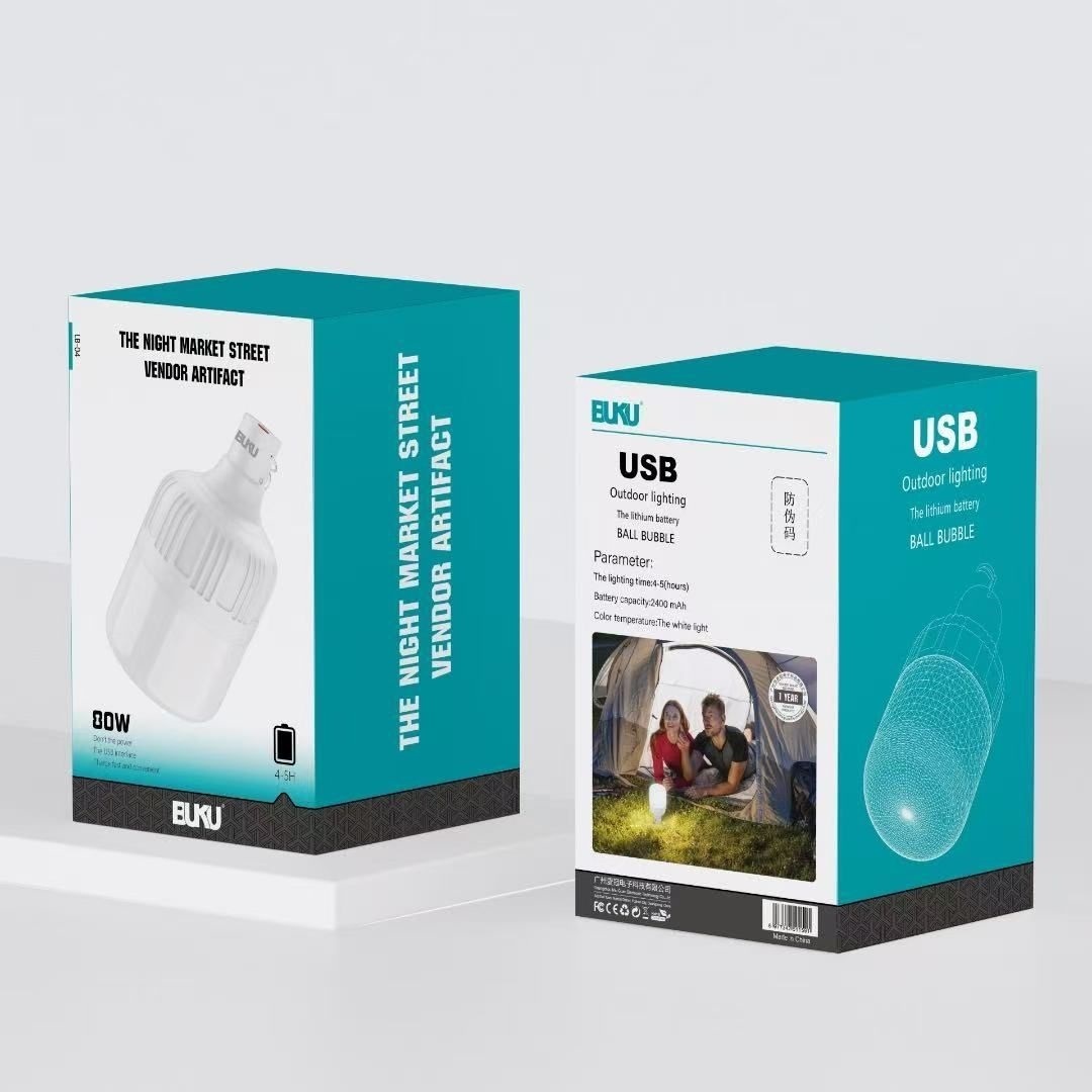 لامپ شارژی 80 وات BUKU مدل LB-04